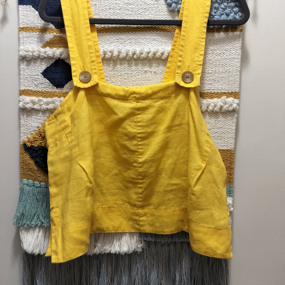 Everlane Yellow Crop Top, Size 2